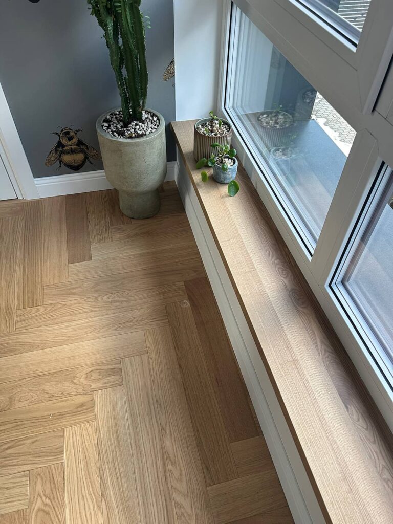 vidaus palangė iš uosio