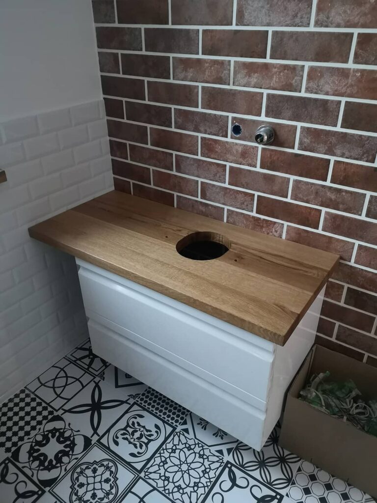 individualus sprendimas - stalviršis kriauklei