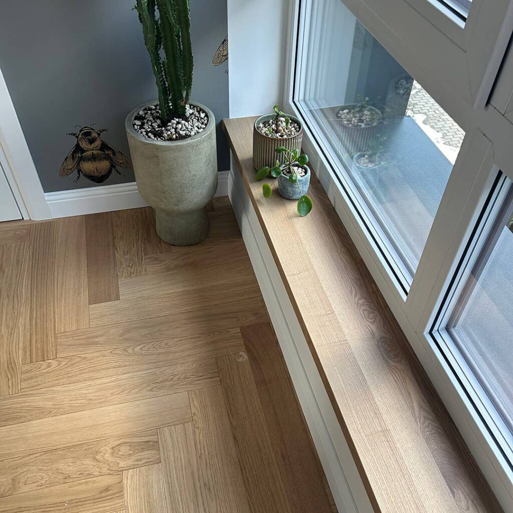 medinės palangės - vidaus apdaila namams